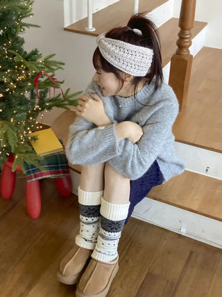 Popular Best-Selling Thick Cable Knit Wide Hairband Collection