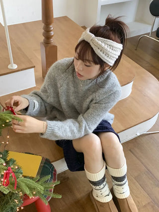 Popular Best-Selling Thick Cable Knit Wide Hairband Collection