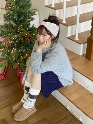 Popular Best-Selling Thick Cable Knit Wide Hairband Collection