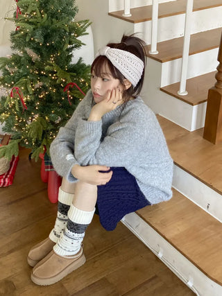 Popular Best-Selling Thick Cable Knit Wide Hairband Collection