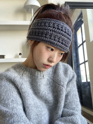 Popular Best-Selling Thick Cable Knit Wide Hairband Collection