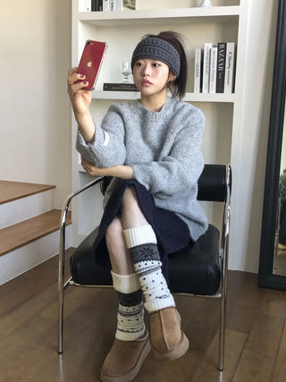 Popular Best-Selling Thick Cable Knit Wide Hairband Collection
