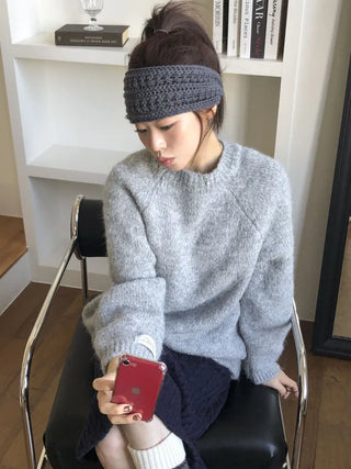 Popular Best-Selling Thick Cable Knit Wide Hairband Collection