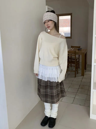 Hoko Ribbed Long Folder Leg Warmers
