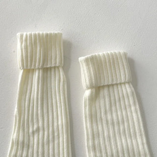 Hoko Ribbed Long Folder Leg Warmers