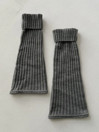 Hoko Ribbed Long Folder Leg Warmers