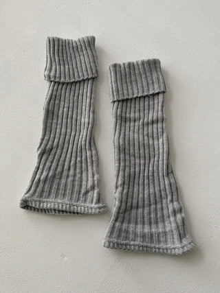 Hoko Ribbed Long Folder Leg Warmers