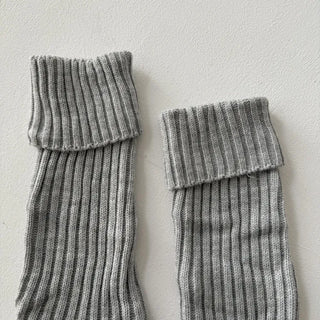 Hoko Ribbed Long Folder Leg Warmers