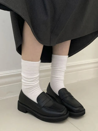 Soave Plain Angora Long Socks