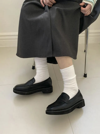 Soave Plain Angora Long Socks