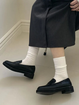 Soave Plain Angora Long Socks