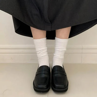 Soave Plain Angora Long Socks