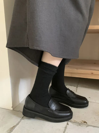 Soave Plain Angora Long Socks