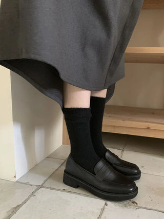 Soave Plain Angora Long Socks