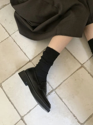 Soave Plain Angora Long Socks