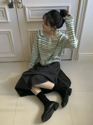 Soave Plain Angora Long Socks
