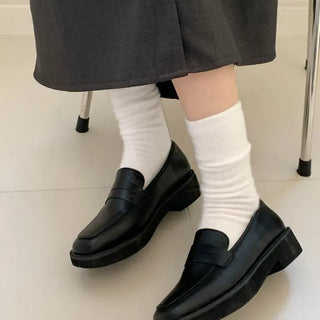 Soave Plain Angora Long Socks