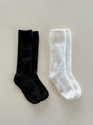 Soave Plain Angora Long Socks