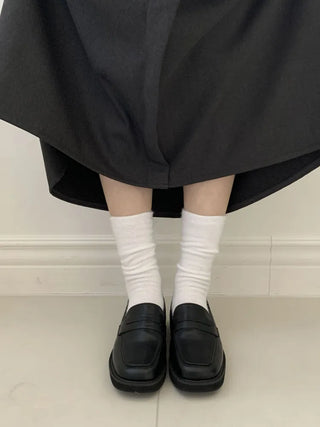 Soave Plain Angora Long Socks