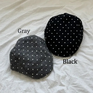 Fesson Dot Pattern Wool Hunting Cap