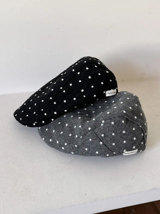 Fesson Dot Pattern Wool Hunting Cap