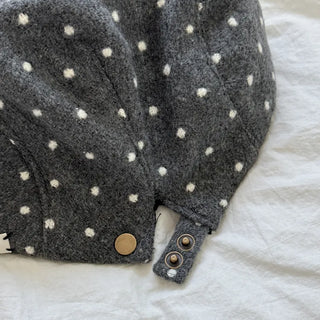 Fesson Dot Pattern Wool Hunting Cap
