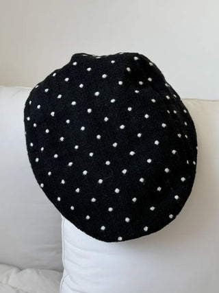 Fesson Dot Pattern Wool Hunting Cap