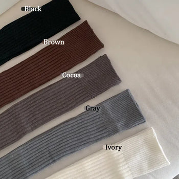 Length Ribbed Long Over-the-Knee Socks