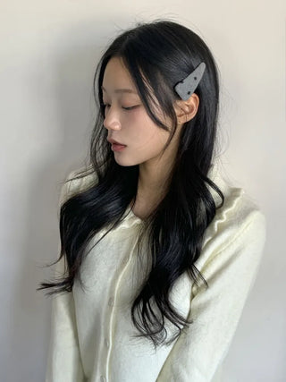 MutiDot Dot Pattern Big Wool Triangle Round Hairpin