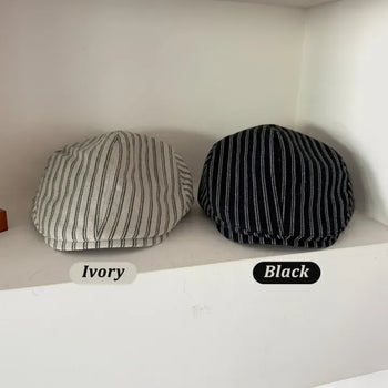 Vignette Stripe Hunting Cap