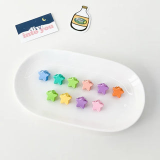 Plushas Ultra Mini Festival Look Point Hair Baby Sports Day Claw Clip 3 Types