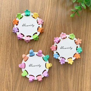 Plushas Ultra Mini Festival Look Point Hair Baby Sports Day Claw Clip 3 Types