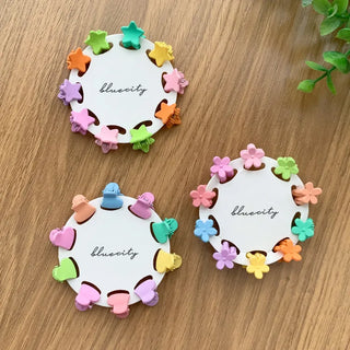 Plushas Ultra Mini Festival Look Point Hair Baby Sports Day Claw Clip 3 Types
