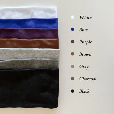 Clean Flow Plain Wide Bandana Hairband