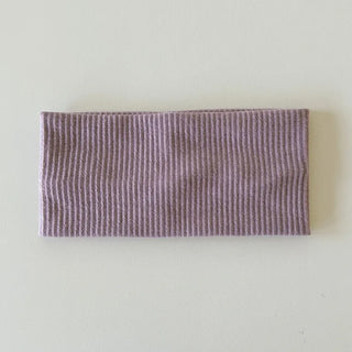 All-Color Ribbed Knit Plain Bandana Hairband