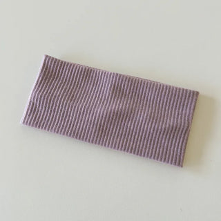 All-Color Ribbed Knit Plain Bandana Hairband