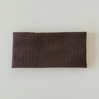 All-Color Ribbed Knit Plain Bandana Hairband