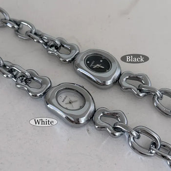 Glim Kizel Metal Chain Wristwatch