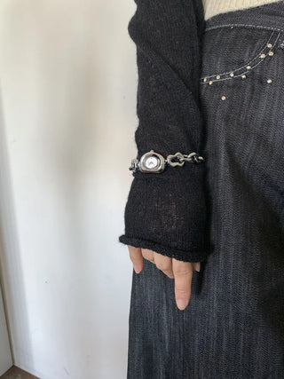 Glim Kizel Metal Chain Wristwatch