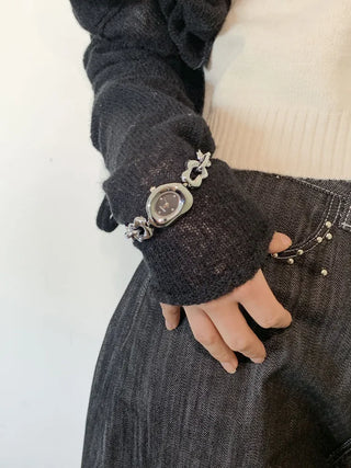 Glim Kizel Metal Chain Wristwatch