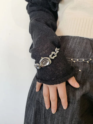 Glim Kizel Metal Chain Wristwatch