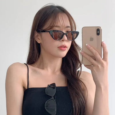 Seri Rounding Y2K Summer Swag Waterbomb Cat-Eye Sunglasses