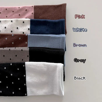 Tempa Dot Color Block Knee Socks