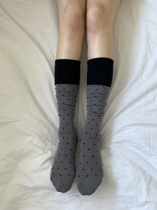 Tempa Dot Color Block Knee Socks