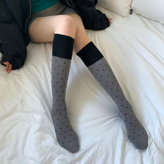 Tempa Dot Color Block Knee Socks