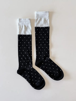 Tempa Dot Color Block Knee Socks