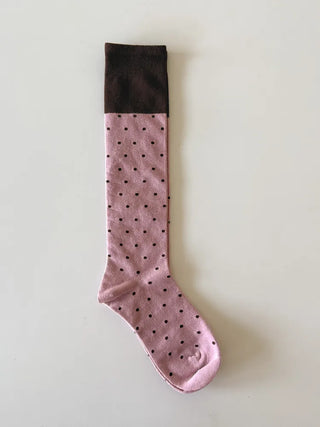 Tempa Dot Color Block Knee Socks