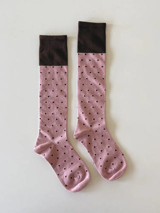 Tempa Dot Color Block Knee Socks