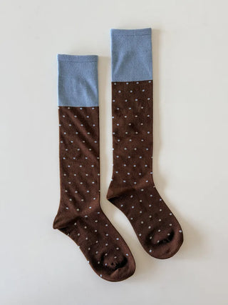 Tempa Dot Color Block Knee Socks