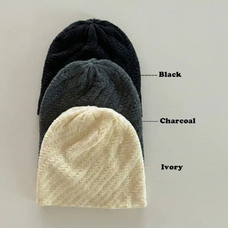 Sofmute Cable Knit Pattern Beanie Hat